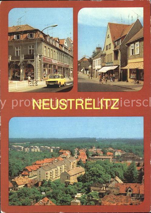 Neustrelitz Wilhelm Pieck Strasse Strelitzer Strasse Teilansicht