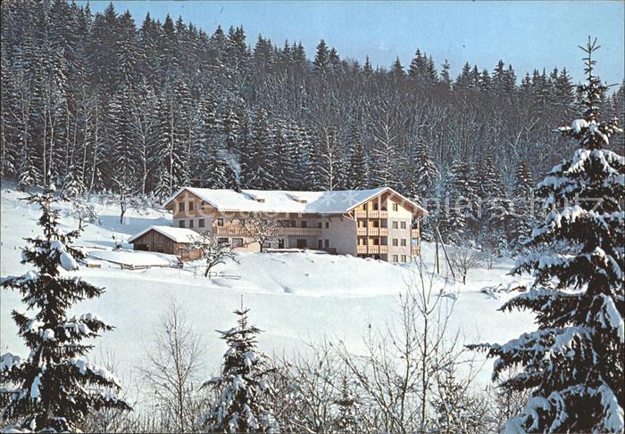 Drachselsried Berggasthof Pension Hochstein Winterpanorama