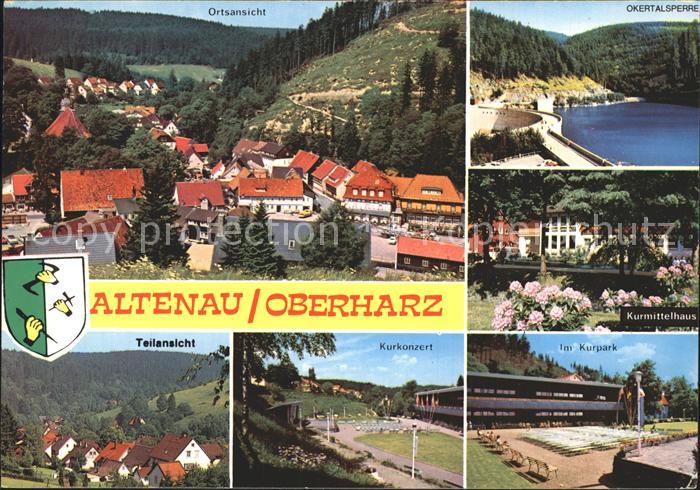 Altenau Harz Ortsansichten Okertalsperre Sperrmauer Kurmittelhaus Kurpark Kurkon