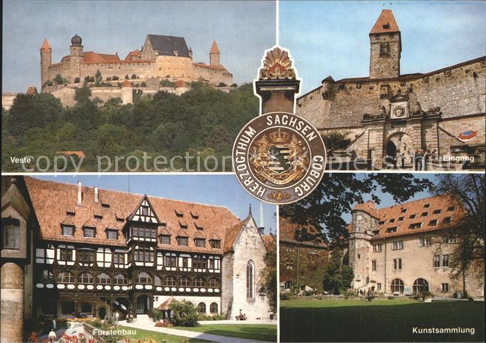 Coburg Bayern Veste Eingang Kunstsammlung Fuerstenbau