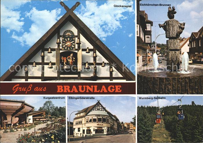 Braunlage Harz Glockenspiel Eichhoernchen Brunnen Wurmberg Seilbahn Elbingeroede
