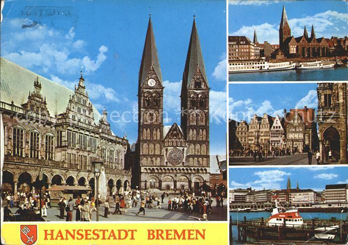 BREMEN  CITY Rathaus Dom Altstadt Hafen Hansestadt