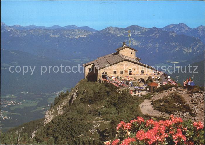BERCHTESGADEN Bayern Kehlsteinhaus Eagles Nest Alpenflora Alpenpanorama