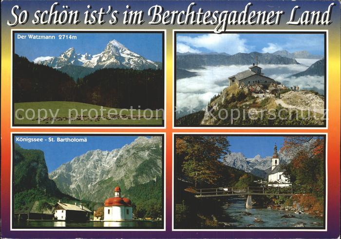 BERCHTESGADEN Bayern Schoenheiten Berchtesgadener Land Watzman Kehlsteinhuette K