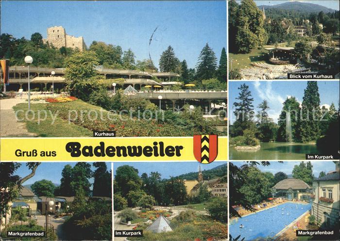 BADENWEILER BW Kurhaus Kurpark Teich Markgrafenbad Kurort Schwarzwald