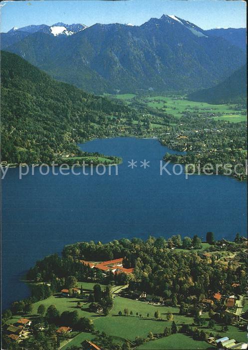 Bad Wiessee Klinik St Hubertus Tegernsee Alpenpanorama Fliegeraufnahme