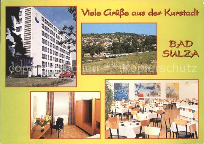 Bad Sulza Klinikzentrum Zimmer Speiseraum Stadtansicht Kurort