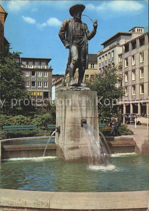 BIELEFELD CITY Leineweberbrunnen