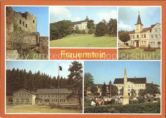 Frauenstein Brand-Erbisdorf Burgruine Schloss Rathaus Ferienheim Kummermuehle