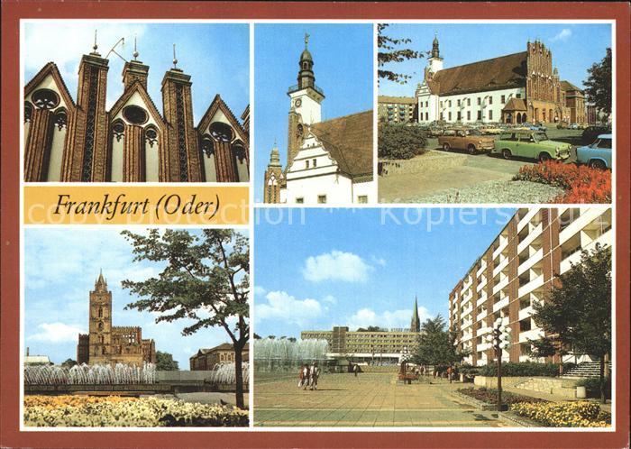Frankfurt Oder Rathaus Marienkirche Hotel Stadt Frankfurt