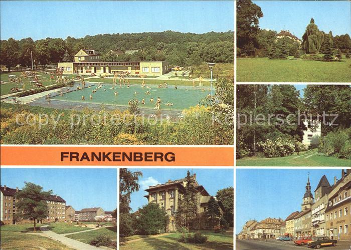 Frankenberg Sachsen Freibad Neubaugebiet Luetzelhoehe Feierabendheim Volkspark K