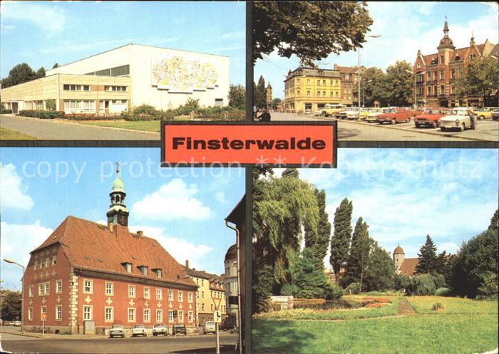 Finsterwalde Sporthalle Marktplatz Kreiskulturhaus Schlosspark