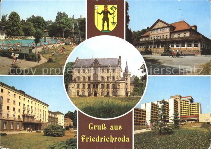 Friedrichroda Schwimmbad Schloss Reinhardsbrunn Parkhotel FDGB Erholungsheime
