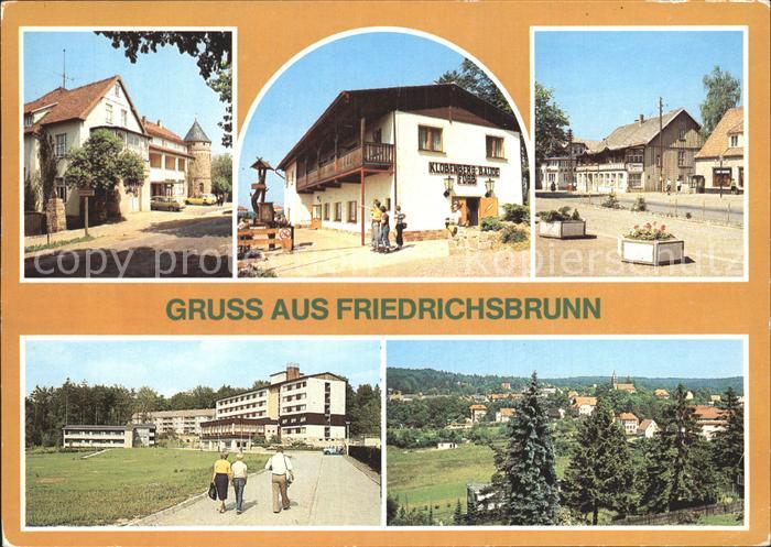 Friedrichsbrunn Harz HO Gaststaette Brockenblick FDGB Klobenberg Baude FDGB Bett