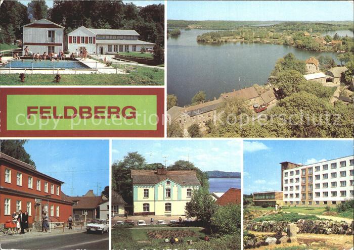 Feldberg Mecklenburg Erholungsheim BMK Ost Haussee Rathaus FDGB Erholungsheim Fr