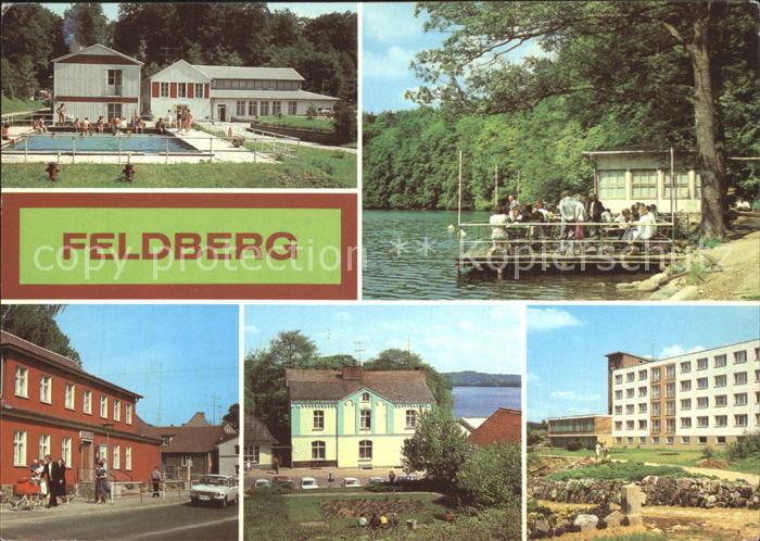 Feldberg Mecklenburg Erholungsheim BMK Ost Luzinhalle Rathaus Haussee FDGB Erhol