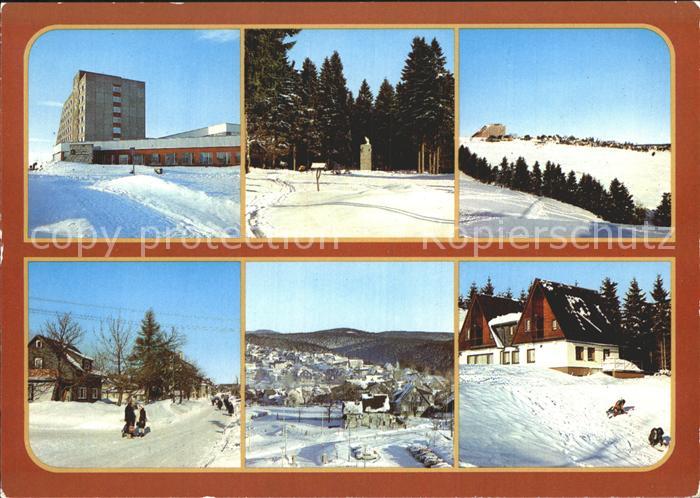 Frauenwald Thueringen Erholungsheim Sonnenberg Monument Nordstrasse Rennsteig Wa