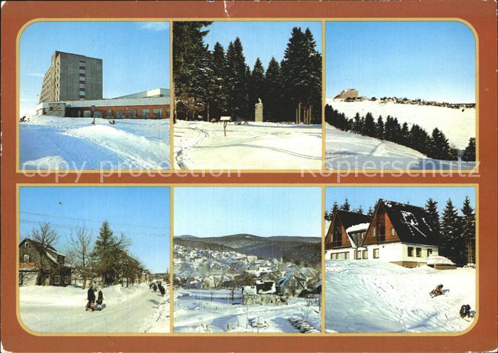 Frauenwald Thueringen Erholungsheim Sonnenberg Monument Nordstrasse Rennsteig Wa