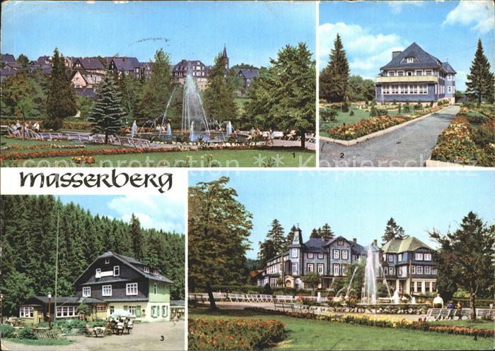 Masserberg Kurpark Augenheilstaette Massermuehle Kurhaus Hoehenluftkurort Thueri