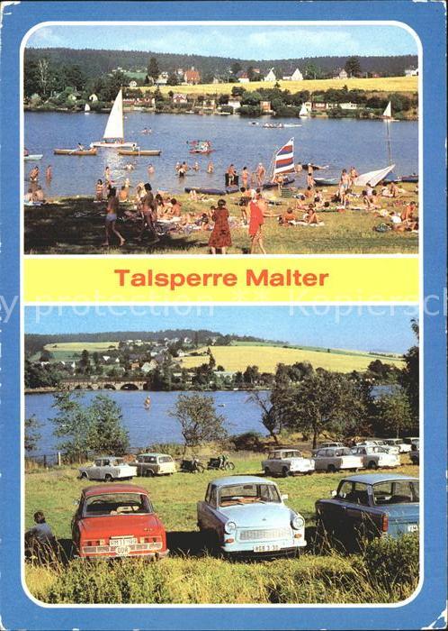 Malter Talsperre Stausee Badestrand