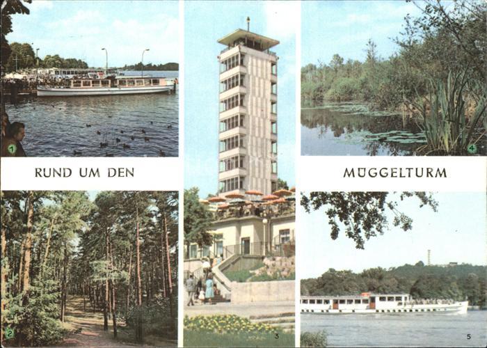 BERLIN CITY Rund um den Mueggelturm Dampfer Hauptstadt der DDR