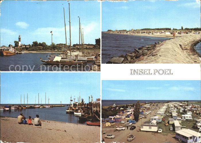 Timmendorf Insel Poel Hafen Leuchtturm Mole Hafen Zeltplatz