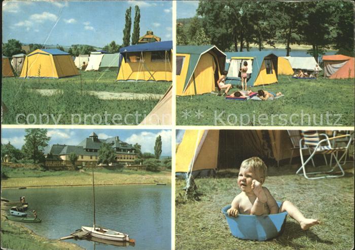 Malter Campingplatz an der Talsperre Strand