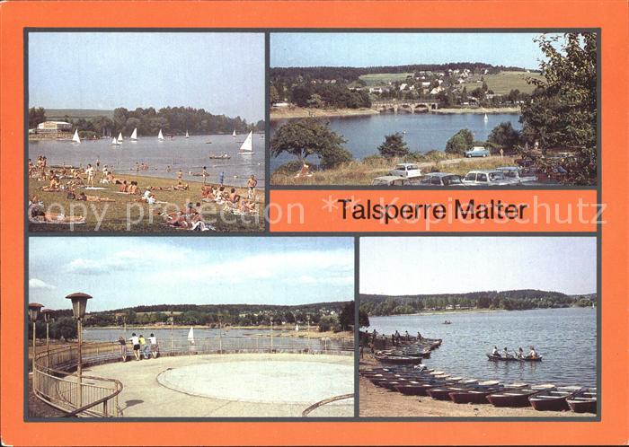 Malter Talsperre Strandbad Paulsdorf HO Gaststaette Gondelstation