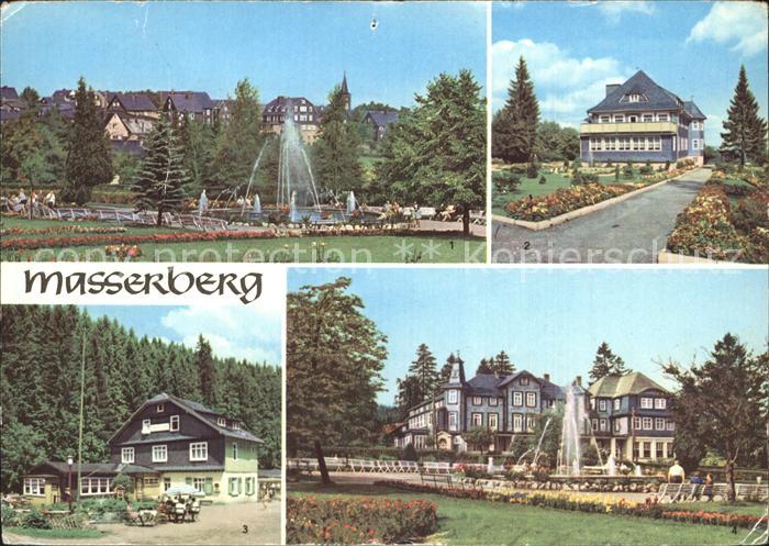 Masserberg Kurpark Augenheilstaette Massermuehle Kurhaus
