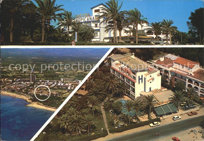 Cambrils Fliegeraufnahme Hotel Tropicana