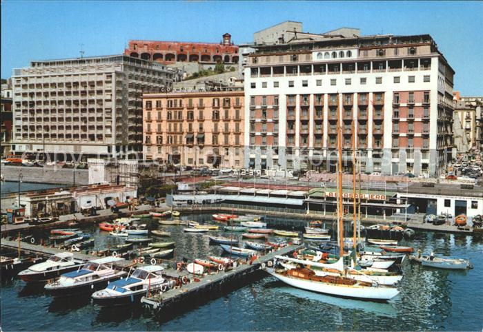 Napoli Neapel Santa Lucia und Grand Hotel