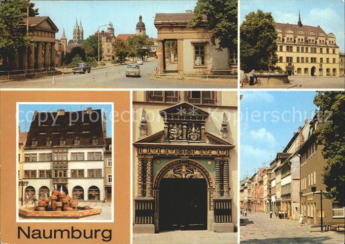 Naumburg Saale Salztor Rathaus Rathausportal Holzmarkt