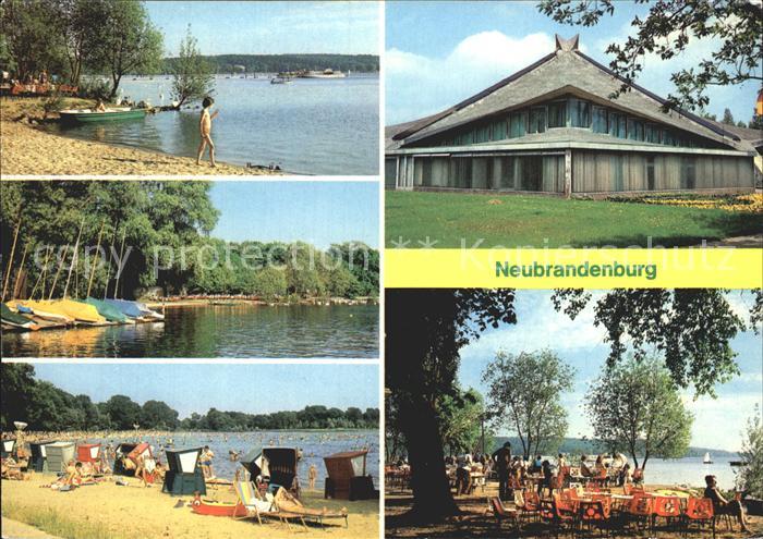 Neubrandenburg Tollensee Bootshafen Freibad Badehaus Kulturpark