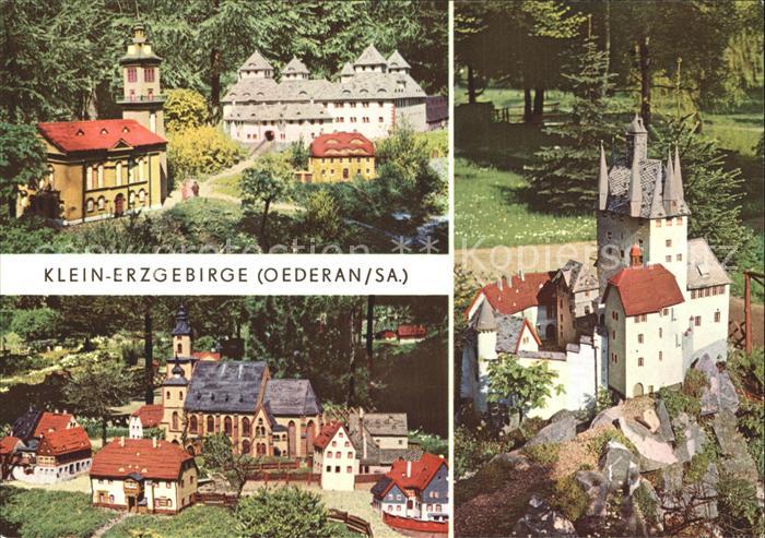 Oederan Klein Erzgebirge Schloss und Kirche Augustusburg