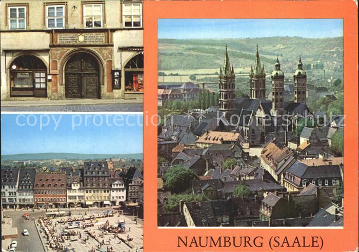 Naumburg Saale Teilansicht Marktplatz Dom