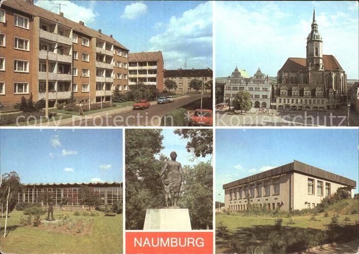 Naumburg Saale Neubaugebiet Wilhelm Piek Platz Volksschwimmhalle
