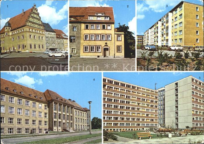 Freiberg Sachsen Stadt und Bergbaumuseum Koernerhaus Bergakademie