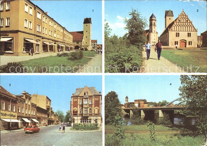 Fuerstenwalde Spree Muehlenhaus Altes Rathaus Dom Spreebruecke