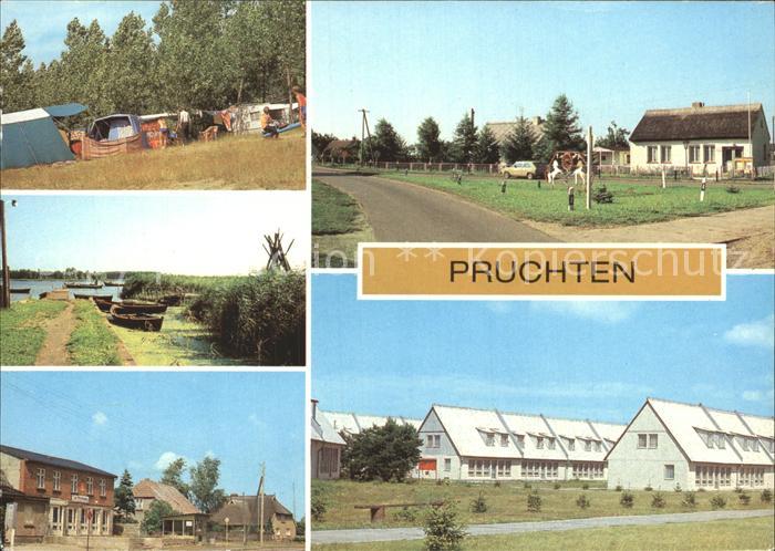 Pruchten Mecklenburg Vorpommern Campingplatz An der Barthe Gaststaette Zum Faehr