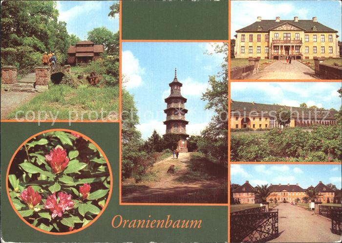 Oranienbaum Chinesisches Teehaeuschen Pagode Schloss Westseite