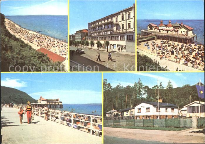 Sellin Ruegen Ostbahnhof Strand Promenade Seebruecke