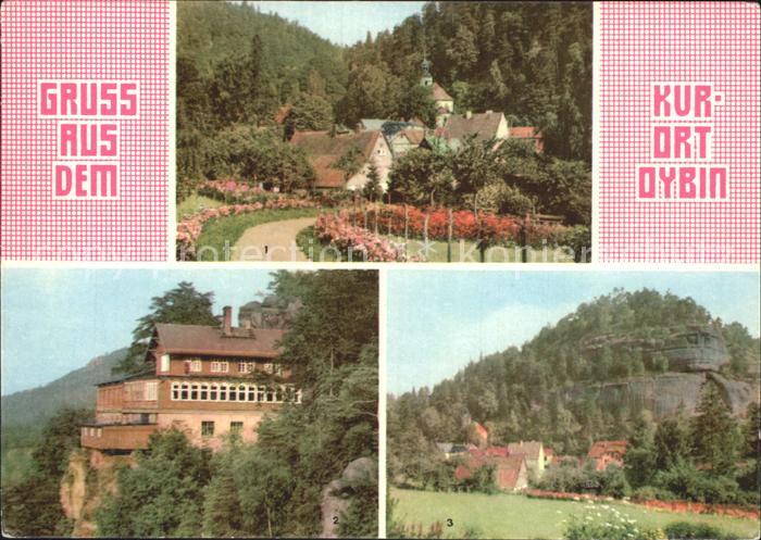 Oybin Sachsen Teilansicht Gaststaette Berg Oybin Kurpark