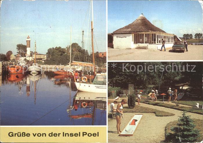 Poel Insel Ortsteil Timmendorf Kirchdorf Hafen Minigolfanlage
