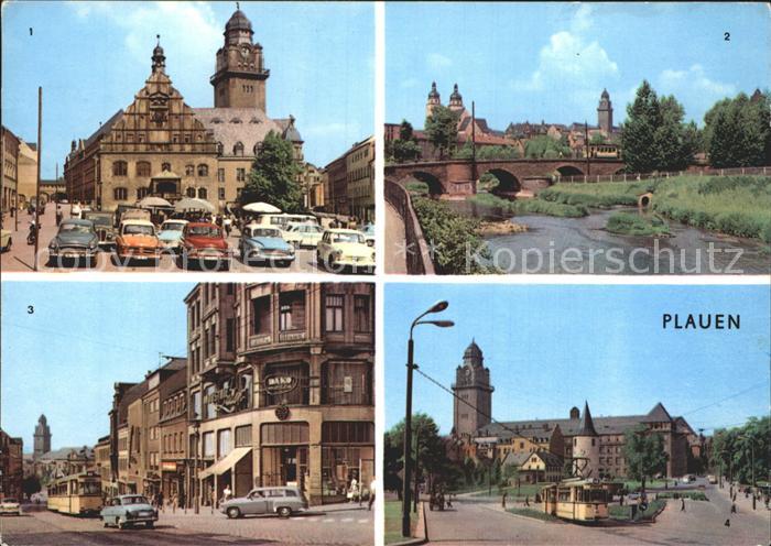 Plauen Vogtland Altmarkt Bahnhofstrasse Otto Grotewohl Platz