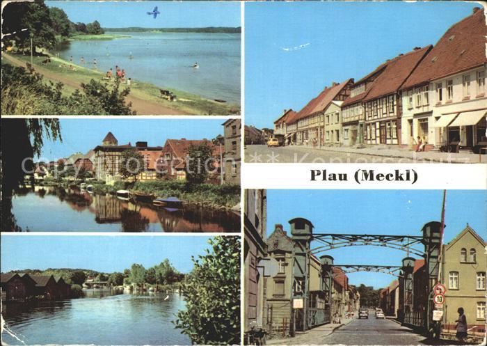 Plau See Seelust Strandstrasse Karl Marx Strasse