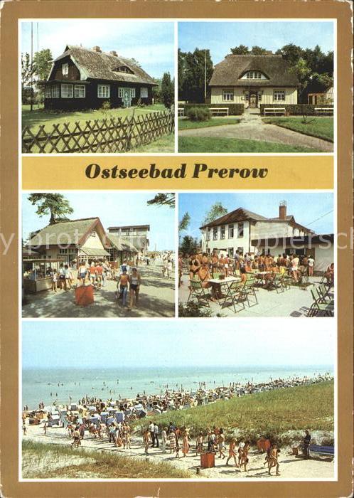 Prerow Ostseebad Rohrgedeckter Katen Bergstrasse Rat der Gemeinde
