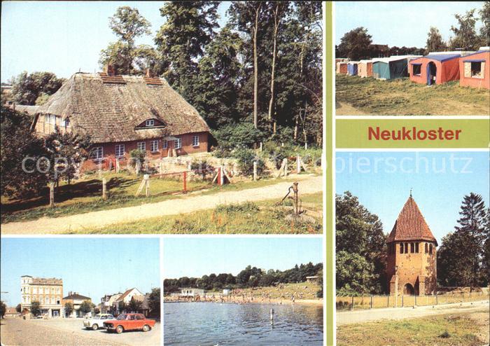 Neukloster Mecklenburg Fischerhaus Campingplatz Am See Markt Glockenturm