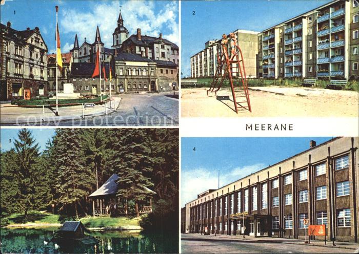 Meerane Ernst Thaelmann Platz Neubaugebiet Im Stadtpark