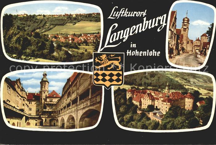 Langenburg Wuerttemberg Panorama Burg