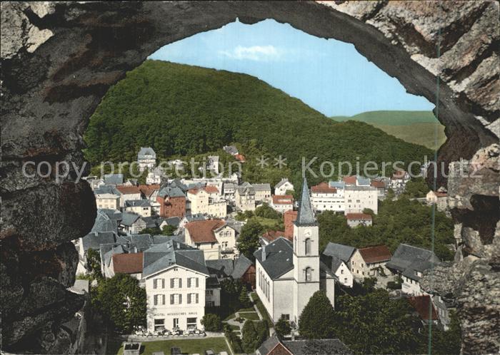 Lindenfels Odenwald Blick von der Burg